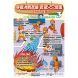 《掌握消防技能 抵御火灾侵害宣传教育挂图》6幅/套