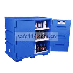强腐蚀性化学品安全储存柜 ACP80002 蓝色 线性低密度聚乙烯