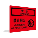 禁止烟火（中英文）